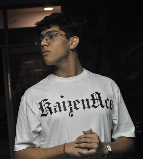 Dragon’s Discipline Oversized Tee – White/Black Edition - Image 3