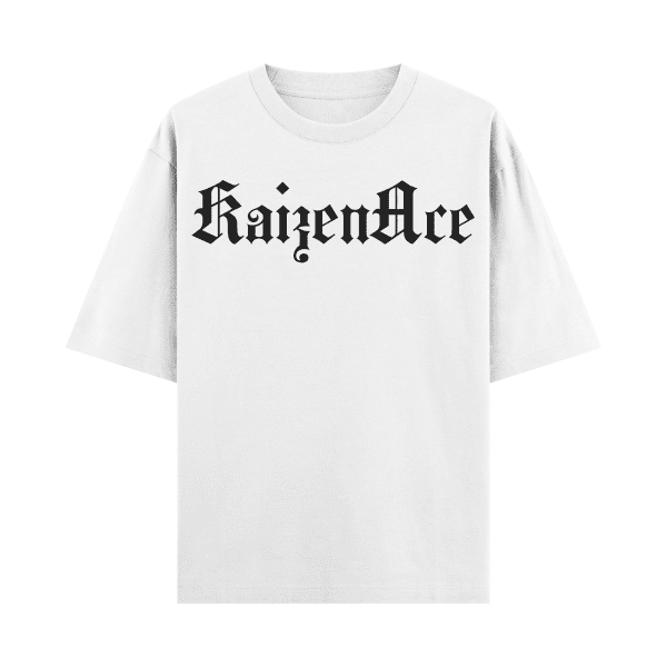 Dragon’s Discipline Oversized Tee – White/Black Edition - Image 2